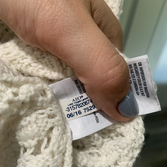 American Eagle Outfitters Crochet Knit Tank Top M - Picture 6 of 9